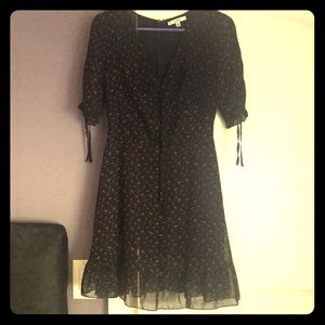 Mini dress with cherry detailing